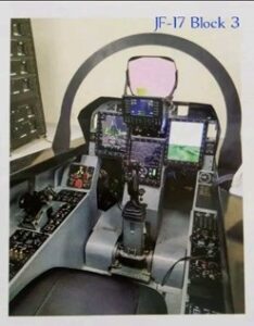 Refurbished cockpit with updated display elements