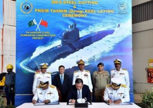 Steel cutting and keel laying ceremony for Hangor class submarines