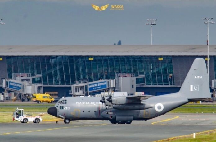 Ex Belgium C-130 in PAF colors