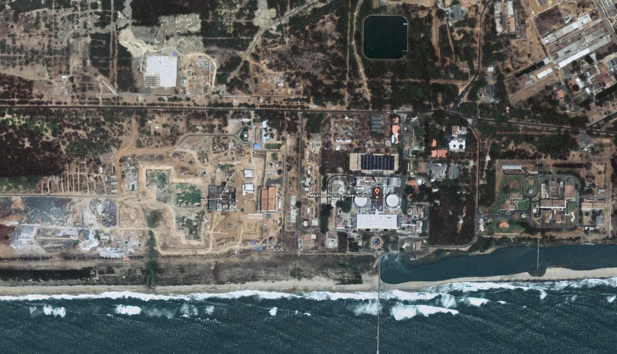 Satellite Images of India’s Madras Atomic Power Station